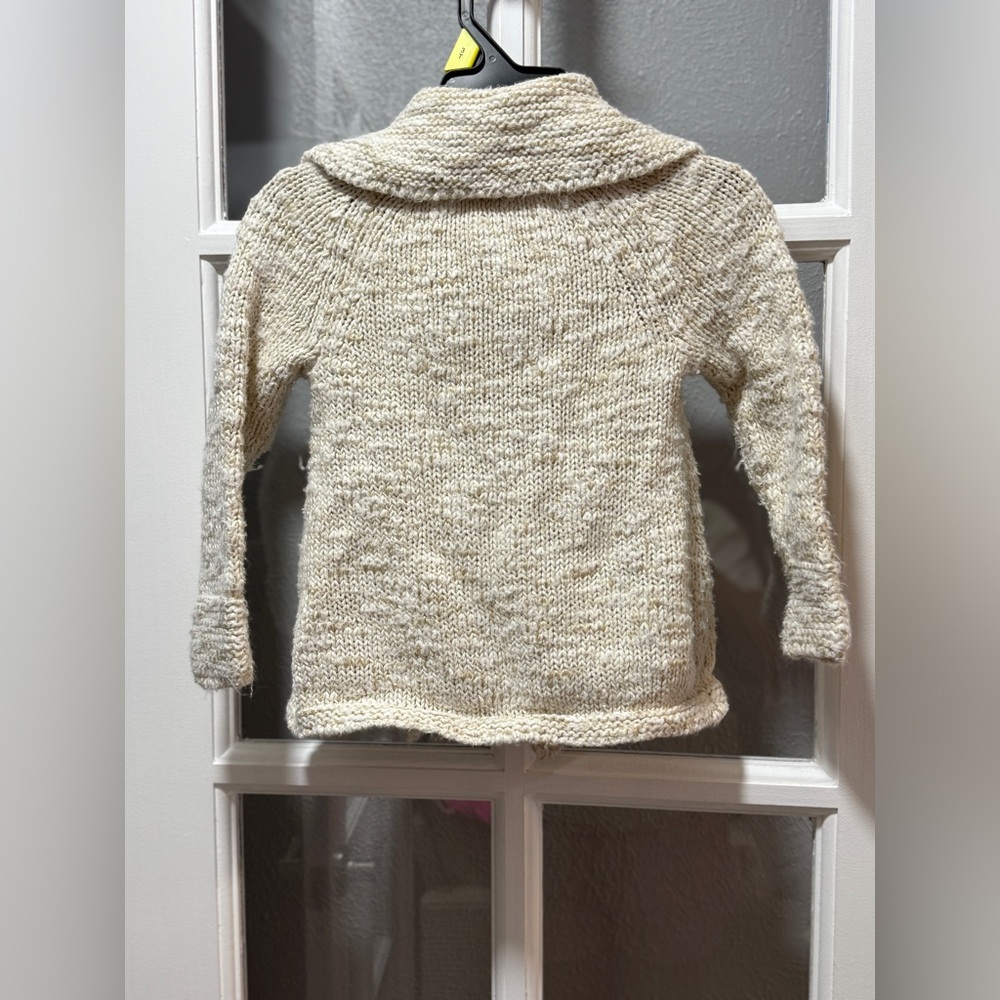 Oshkosh Genuine Kids Cream Knit Sweater - Picture 4 of 5